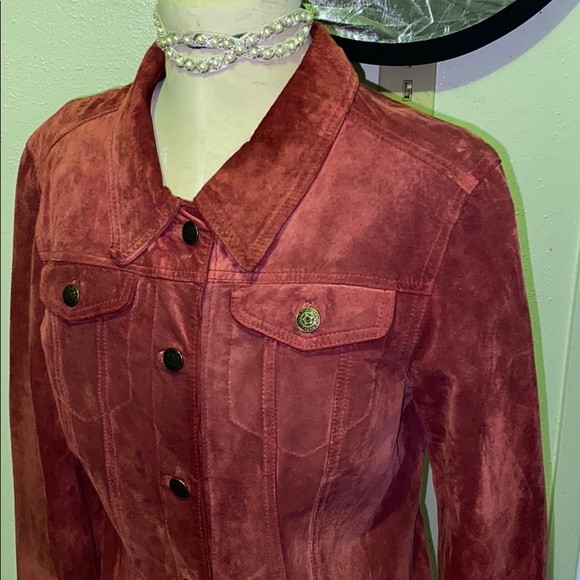 Vtg Suede Jacket - Picture 2 of 6